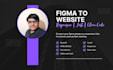 convert your figma web design into website