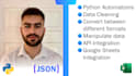 automate excel, csv, json, xml data tasks with python