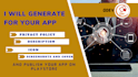 generate privacy policy, graphics, description,  and publish your app