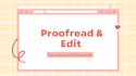 quickly proofread your document for grammar, sentence clarity etc