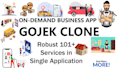 build 99 plus service in single app, advance gojek clone app
