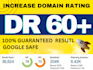 increase domain rating DR ahrefs seo backlinks