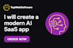 create modern ai saas app