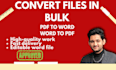 convert your PDF files into word