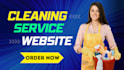 build house, office cleaning website with cleaning services