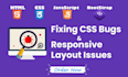 fix html, css bugs and website responsive issue