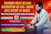 do press release distribution on top ranked 450 plus sites