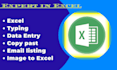 find emails, image to excel, data scraping, excel data entry