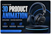 create custom explainer, 3d product promo and motion graphics videos