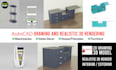 do autocad drawing and realistic 3d rendering