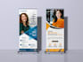 design a professional roll up banner or rack card, dl flyer