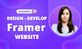 design develop framer website framer landing page framer expert figma to framer