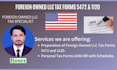 prepare foreign owned llc tax forms 5472 and 1040nr