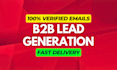 do b2b lead gen, email list and linkedin lead gen