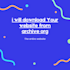 download restore your website from archive org