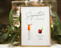 design wedding set menu, drinks menu, bar menu