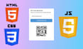 create a qr code generator in HTML, CSS and javascript