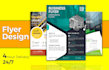 design professional real estate business corporate event food church flyer