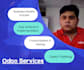 train odoo general functional use, in english, arabic