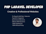 design and develop your laravel websites and applications