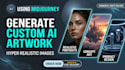 generate ai artwork and hyper realistic images in midjourney