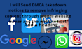 send dmca takedown notices to remove infringing content