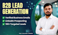 do linkedin and email b2b lead generation