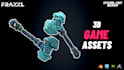 create stylized 3d game assets for unreal and unity