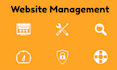 manage website as manager, do maintenance and management