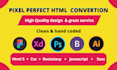 convert figma to html,xd to html,psd to html with responsive