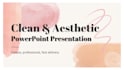 design an aesthetic powerpoint presentation on any topic