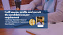 source and recruit the candidates