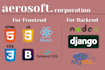 be your full stack web developer for frontend backend