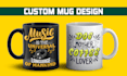 create custom and bulk coffee mug design