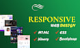create awesome website using HTML5, css3, bootsrap5, jquery