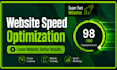 improve website speed and core web vitals score