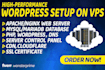 setup fast wordpress website on vps server