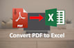 convert pdf to excel