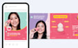 design seamless swipable carousel posts