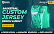 design, print and manufacture basketball jersey