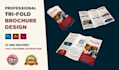 create trifold,bifold,brochure design,leaflet,catalog design