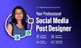 design a professional social media posts and banners