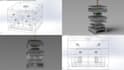 create mold design with plastic injection simulation