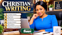 write christian articles devotionals and bible based content