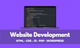 design html, CSS, javascript and php websites