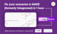 fix your make formerly integromat or n8n scenario in 1 hour