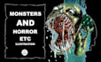 draw monster and horror etc