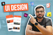 do figma saas UI UX design and prototypes for website and landing page design