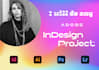 do any indesign project