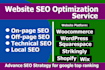 do website SEO optimization service for google top ranking